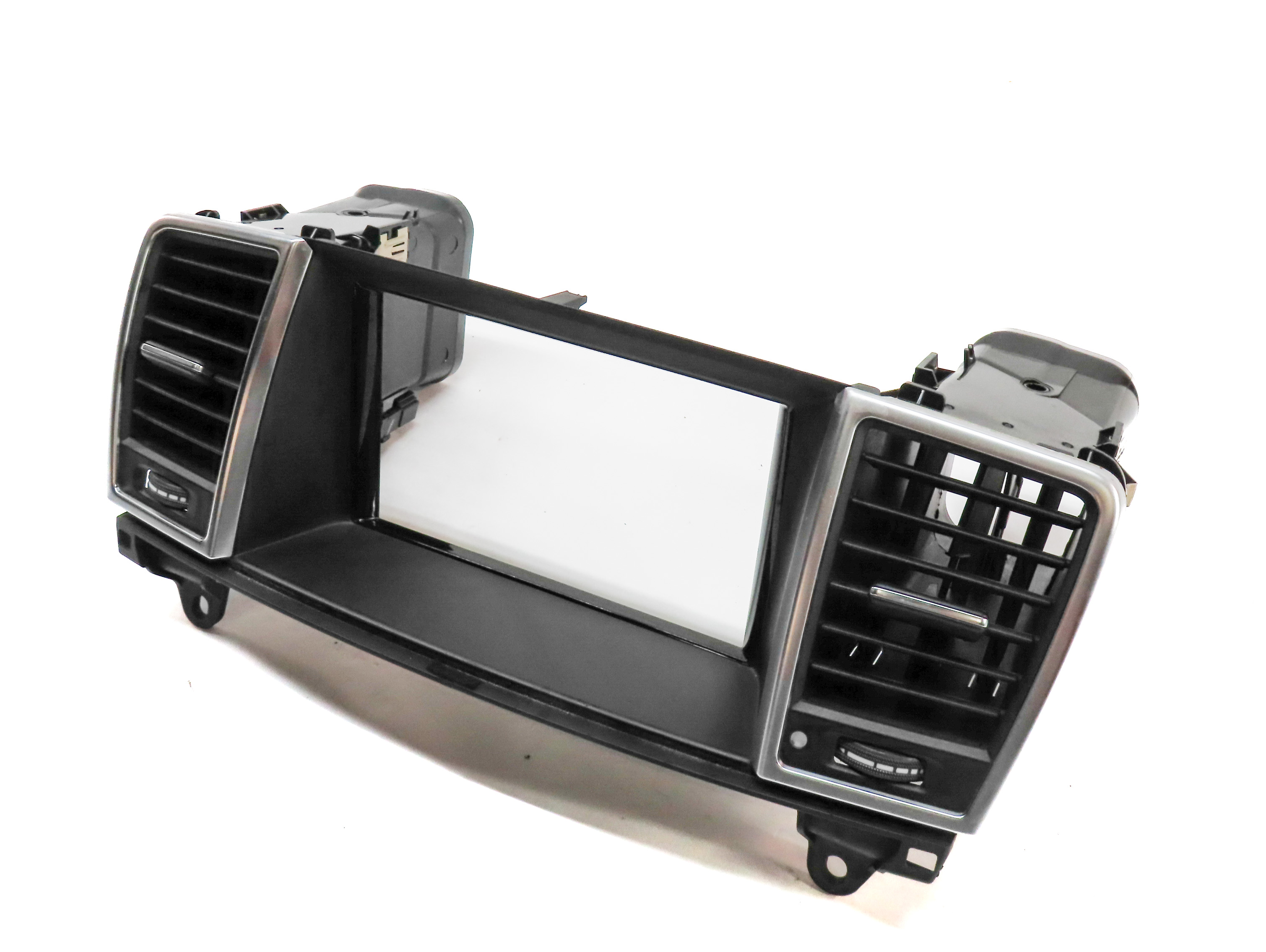 2014 MERCEDES GL450 (X166) FRONT CENTER DASH HEATER AIR VENT SET w/ SCREEN TRIM — exact item pictured